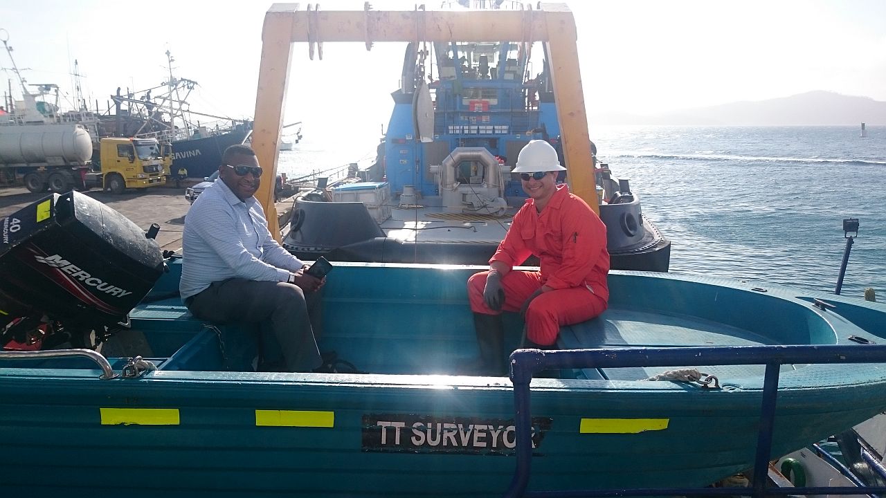 Erick and Peter ready to depart for the Gulf of Papua