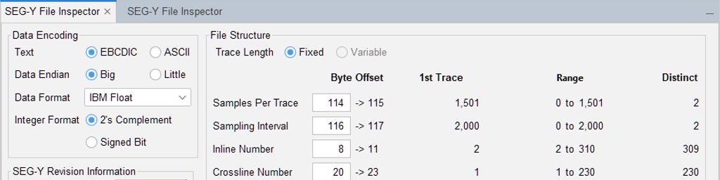 Inspecting SEG‑Y Files in Pyrus